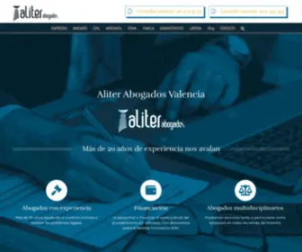 Aliterabogados.com(Abogados Valencia) Screenshot