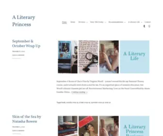 Aliteraryprincess.com(A Literary Princess) Screenshot