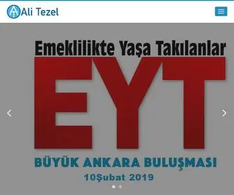Alitezel.com.tr(ALİ TEZEL) Screenshot