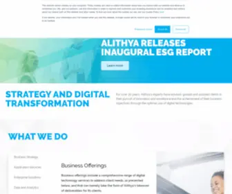 Alithya.com(Homepage) Screenshot