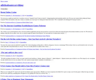 Alittleabouteverything.com(alittleabouteverything) Screenshot