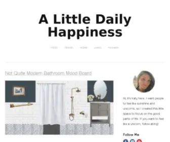 Alittledailyhappiness.com(A Little Daily Happiness) Screenshot