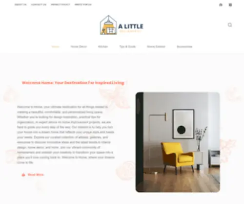 Alittledelightful.com(Avada Influencer) Screenshot