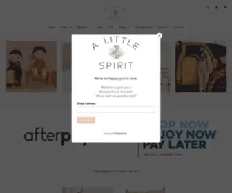 Alittlespirit.com.au(A Little Spirit) Screenshot