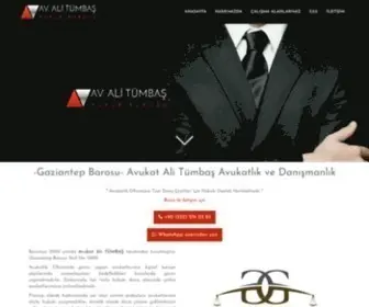 Alitumbas.av.tr(Gaziantep Avukat Ali Tümbaş) Screenshot