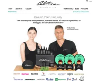 Alituranaturals.com(Changing Skin Care Products With Organic Superfoods) Screenshot