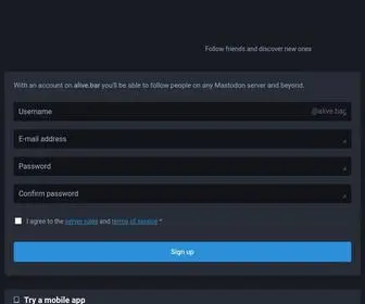Alive.bar(alive) Screenshot