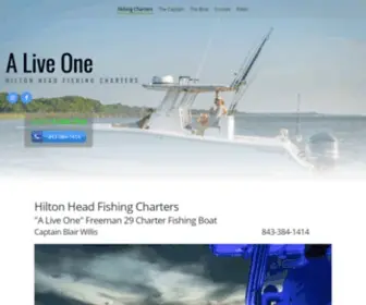 Alive1.com(Hilton Head Fishing Charters) Screenshot