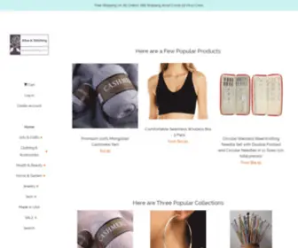 Aliveandstitching.com(Alive and Stitching) Screenshot