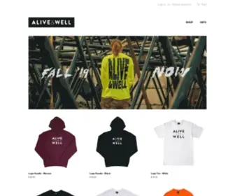 Aliveandwellsea.com(Alive & Well) Screenshot