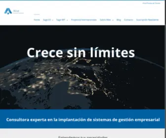Alivebc.com(Sistemas de gestión empresarial) Screenshot