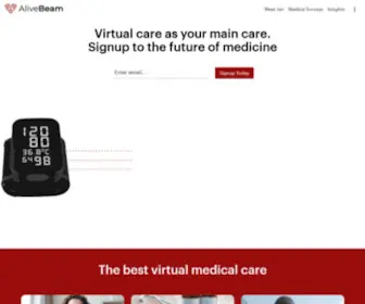 Alivebeam.com(AlivebeamHealthFe) Screenshot