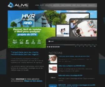 Alivebrasil.com.br(Alive Electronics do Brasil) Screenshot