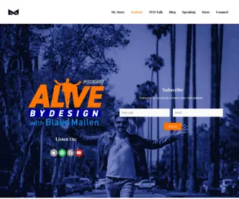 Alivebydesign.com(Alive by Design Podcast) Screenshot