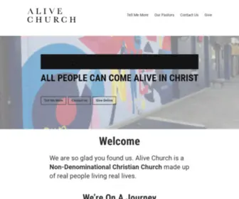 Alivechurchnyc.com(Alive Church NYC) Screenshot