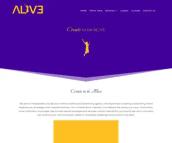 Alivecreative.ca(Alive Creative Services) Screenshot