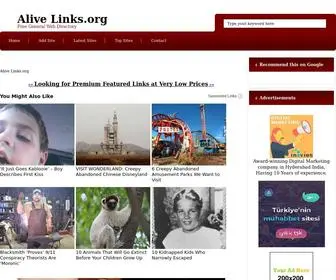 Alivelinks.org(Alive Links.org) Screenshot
