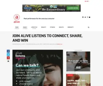 Alivelistens.com(Join alive Listens to Connect) Screenshot