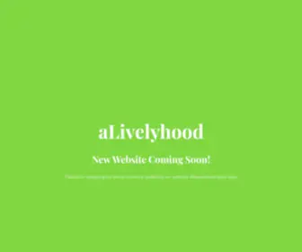 Alivelyhood.com(Make a living from home) Screenshot