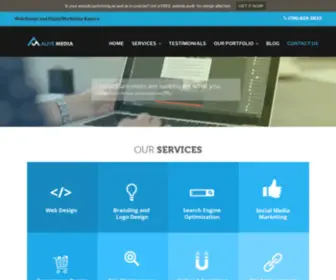 Alivemediaonline.com(Web Design Augusta) Screenshot
