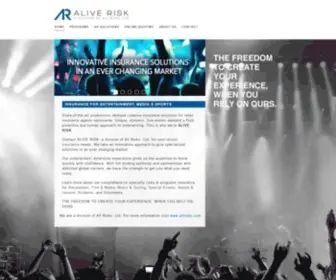 Aliverisk.com(ALIVE RISK) Screenshot