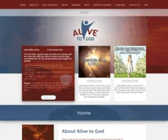 Alivetogod.com(Alive to God) Screenshot