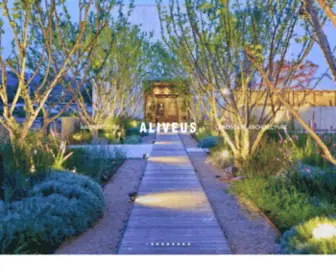 Aliveus.net(Architecture & landscape architecture) Screenshot