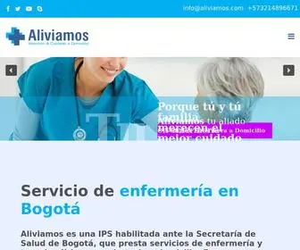 Aliviamos.com(Enfermeras a Domicilio en Bogota) Screenshot