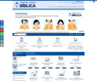 Alivioexpress.com(Clinica Biblica Costa Rica) Screenshot