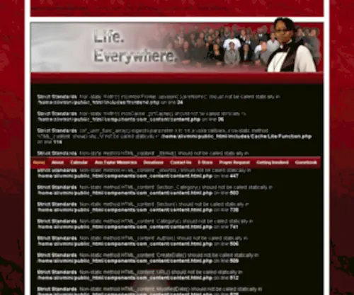 AlivMinistries.com(Ministries) Screenshot