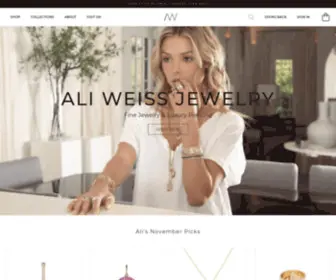 Aliweissjewelry.com(Ali Weiss Jewelry) Screenshot