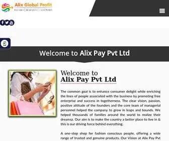 Alixpays.com(Alix Pay Pvt Ltd) Screenshot