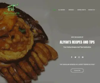 Aliyahsrecipesandtips.com(Aliyah's Recipes and Tips) Screenshot