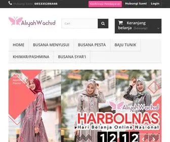 Aliyahwachid.com(Pusat Grosir Baju Muslim) Screenshot