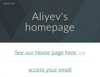 Aliyev.info(Aliyev info) Screenshot