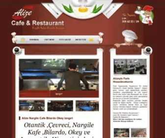 Alizecafe.com(Alize Cafe ve Restaurant) Screenshot