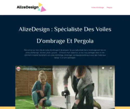 Alizedesign.fr(Faire du shopping femme en ligne) Screenshot