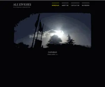 Alizivehei.com(ALI ZIVEHEI) Screenshot