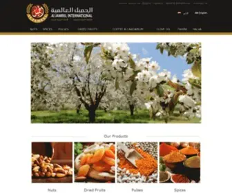 Aljameelfood.com(Al Jameel International) Screenshot