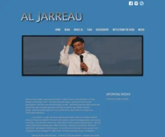 Aljarreau.com(Al Jarreau) Screenshot