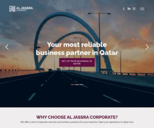 Aljassracorporate.com(Al Jassra Corporate Services) Screenshot