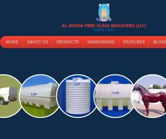 Aljawdafibreglass.com(Fibre Glass Products UAE) Screenshot