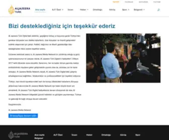 Aljazeera.com.tr(Al Jazeera Turk) Screenshot