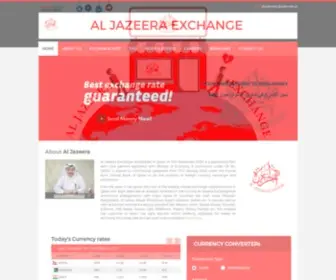 Aljazeeraexchangeqatar.com('Aljazeera' Pioneer money exchange in Qatar Al Jazeera) Screenshot