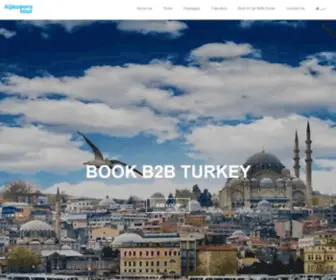 Aljazeeratour.com(Aljazeera Tour B2B Online Booking Istanbul City Tours and Nature Trips Channel) Screenshot