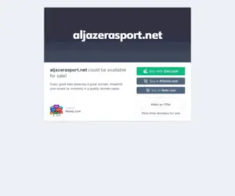 Aljazerasport.net(De beste bron van informatie over sports) Screenshot