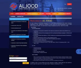 Aljood-Oman.com(Trading & Contracting Company L.L.C) Screenshot