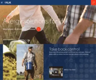 ALK-Abello.com(Allergy solutions for life) Screenshot