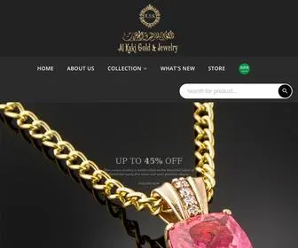 Alkakijewelry.com(Gold & diamond) Screenshot