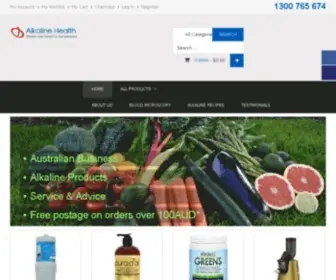 Alkalinehealth.com.au(Where your health is our passion) Screenshot